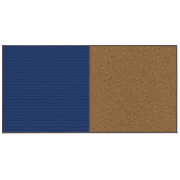 Enclosed Corkboard, 1 Door, 18"x24", 4" Fra